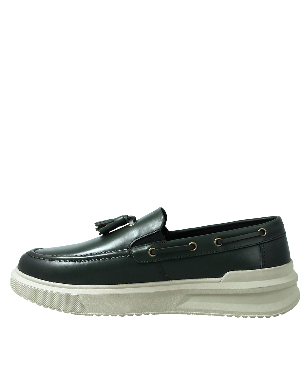 Loafer SS24 Sepatu Damien PIN344 GRN Green Casual - Image 3
