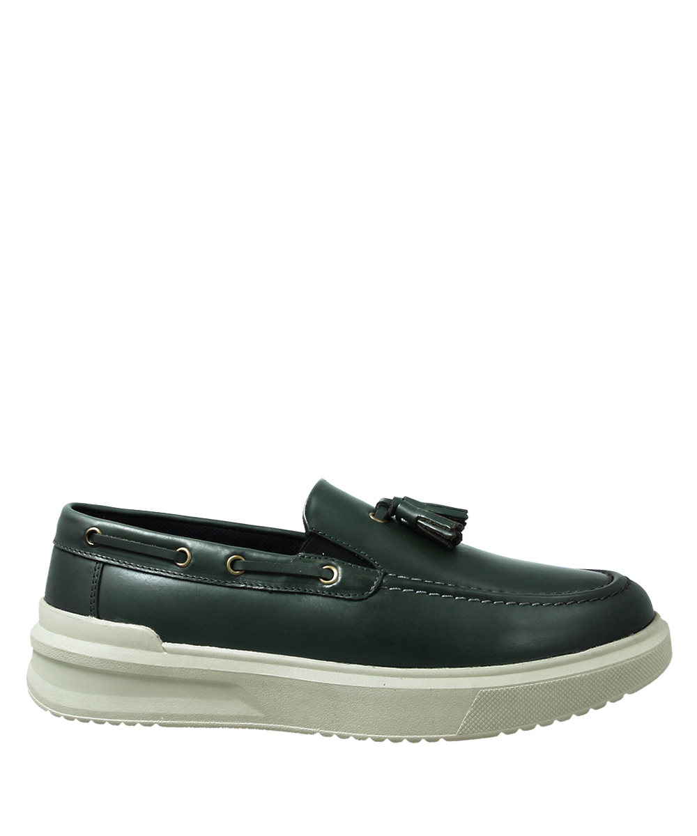 Loafer SS24 Sepatu Damien PIN344 GRN Green Casual