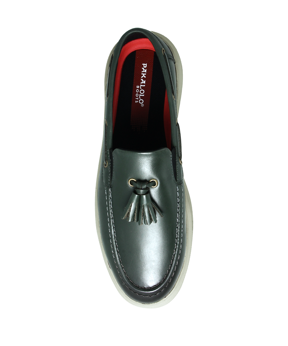 Loafer SS24 Sepatu Damien PIN344 GRN Green Casual - Image 4