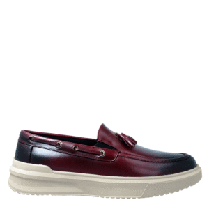 Loafer SS24 Sepatu Damien PIN344 M Maroon Casual